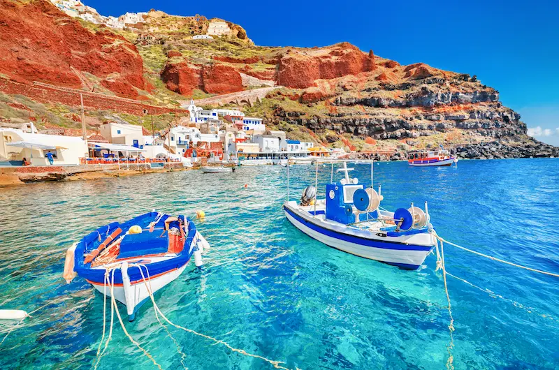 Santorini — panoramă