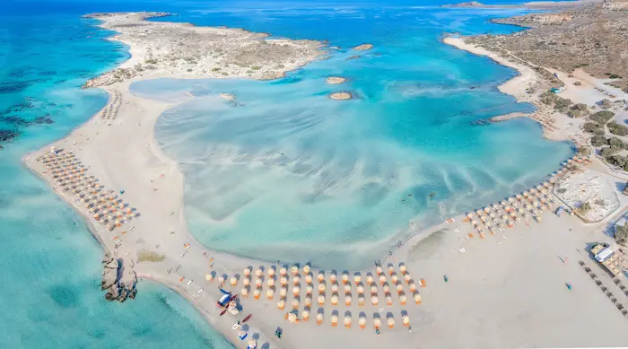 Elafonissi Beach, Crete — all-inclusive charter holiday in Greece with a direct flight from Romania
