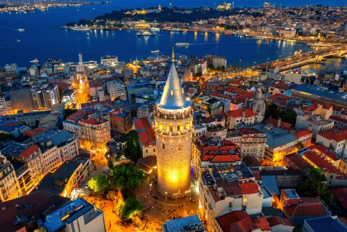 Istanbul hotels, Turkey — accommodation with views of the Galata Tower, intercontinental city break