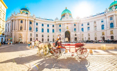 Hotels in Vienna, Austria — accommodation near the Neue Burg Imperial Palace, a cultural city break with a horse-drawn carriage